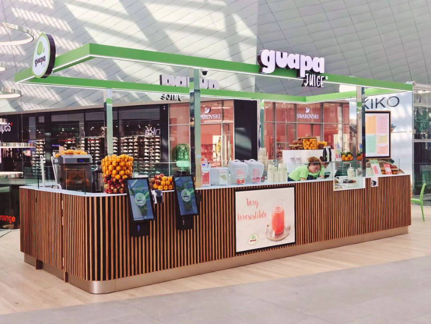 Retail merchandising kiosken
