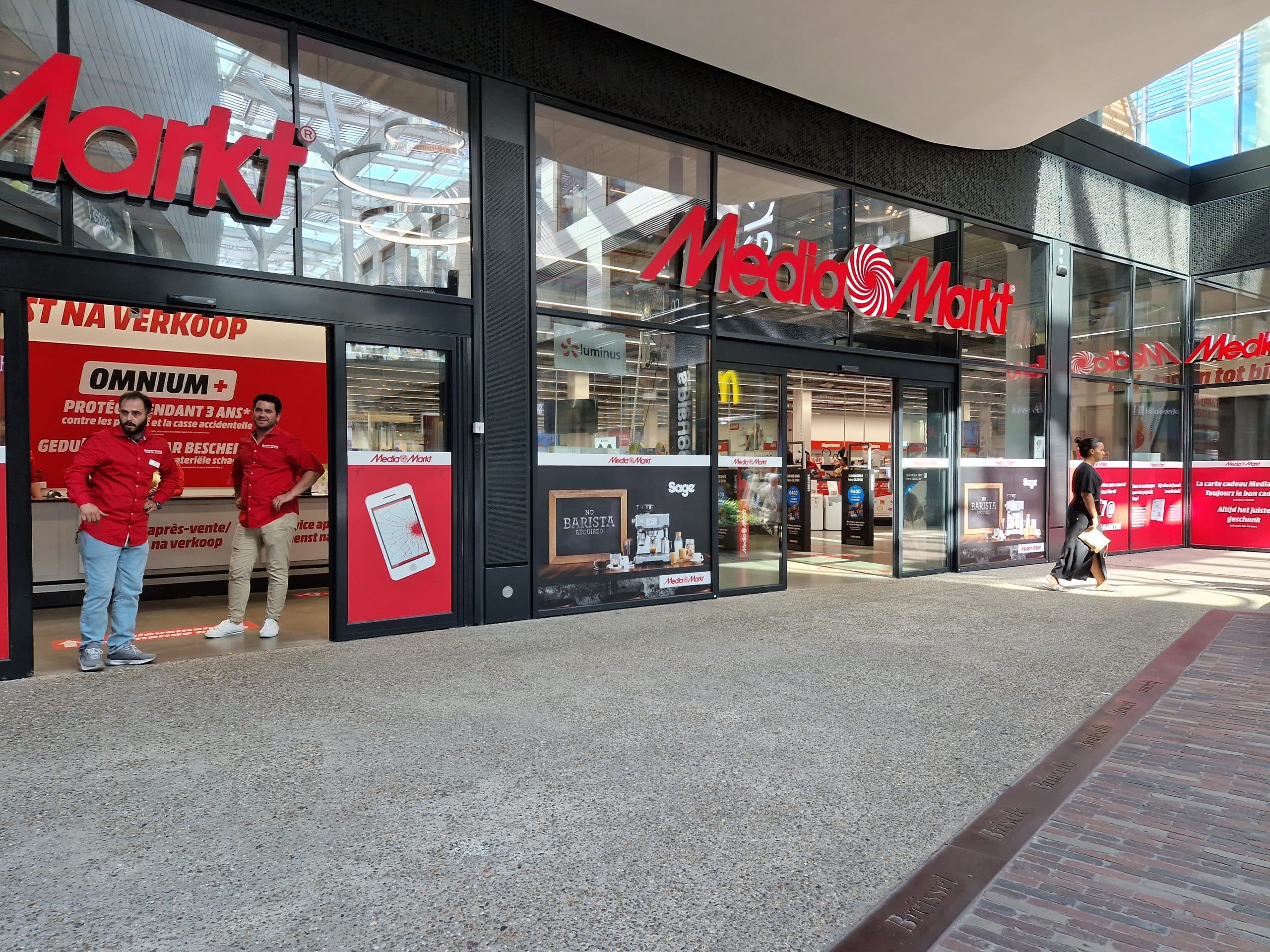 Entry Media Markt Store Brussels Belgium Stock Photo 1335506867