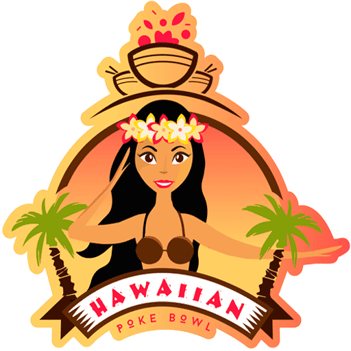 Logo Hawaiian poke bowl